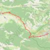 Itinéraire Etape5 - Puivert - Quillan, distance, dénivelé, altitude, carte, profil, trace GPS