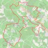 Itinéraire Cherves Louzac, distance, dénivelé, altitude, carte, profil, trace GPS