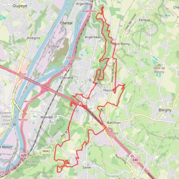 Itinéraire Tracé, distance, dénivelé, altitude, carte, profil, trace GPS