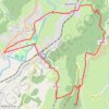 Itinéraire col curebourse rocher des pendus Tracé 2 juin 2018 8:15:25 AM, distance, dénivelé, altitude, carte, profil, trace GPS