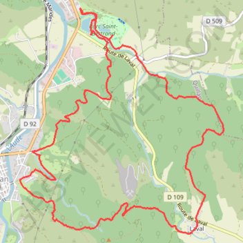 Itinéraire 17-Parc Saint-Bertrand, Laval, Bitrague_2022-10-23, distance, dénivelé, altitude, carte, profil, trace GPS