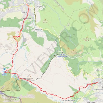 Itinéraire J5, distance, dénivelé, altitude, carte, profil, trace GPS