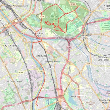Itinéraire TRK-2022-06-18, distance, dénivelé, altitude, carte, profil, trace GPS