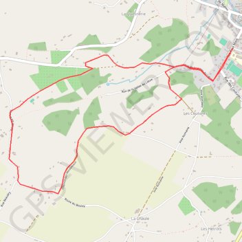 Itinéraire Circuit de la Vallée au Lièvre - Cormeilles, distance, dénivelé, altitude, carte, profil, trace GPS
