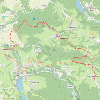 Itinéraire Boissia - Saint-Maurice, distance, dénivelé, altitude, carte, profil, trace GPS