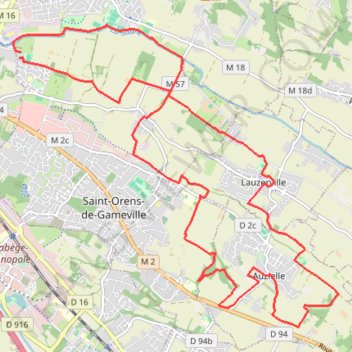 Itinéraire NewTrack, distance, dénivelé, altitude, carte, profil, trace GPS