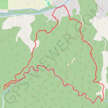 Itinéraire Peyrolles test, distance, dénivelé, altitude, carte, profil, trace GPS