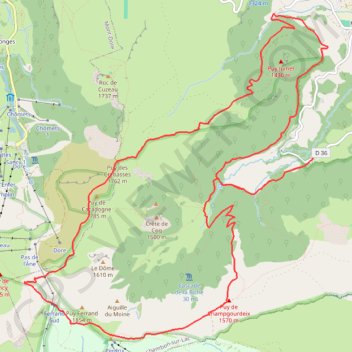 Itinéraire La vallée de Chaudefour, distance, dénivelé, altitude, carte, profil, trace GPS