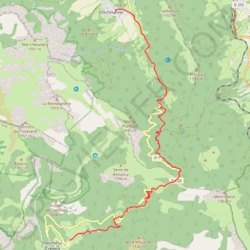 Itinéraire Carte - 23 juillet 2024, distance, dénivelé, altitude, carte, profil, trace GPS