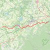 Itinéraire La V52 - Le canal de la Marne au Rhin à vélo de Lagarde à Lutzelbourg, distance, dénivelé, altitude, carte, profil, trace GPS