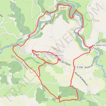 Itinéraire MARCHE 12 KM, distance, dénivelé, altitude, carte, profil, trace GPS