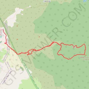 Itinéraire T2020-03-01-18-39, distance, dénivelé, altitude, carte, profil, trace GPS