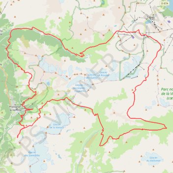 Itinéraire Le Grand Tour de la Grande Motte, distance, dénivelé, altitude, carte, profil, trace GPS