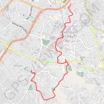 Itinéraire Saved_2020-01-28-20-35, distance, dénivelé, altitude, carte, profil, trace GPS