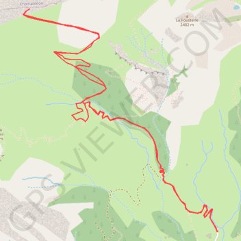 Itinéraire Col du Pallastre, Col clot Lamiande, distance, dénivelé, altitude, carte, profil, trace GPS