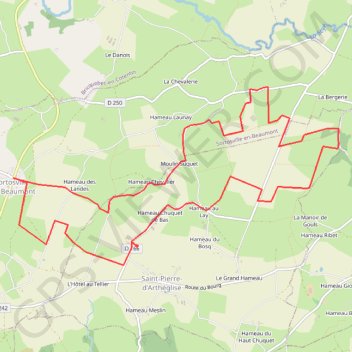 Itinéraire Sortoville-en-beaumont, distance, dénivelé, altitude, carte, profil, trace GPS