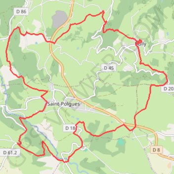 Itinéraire À Bully - Le Trèfle Bullyçois, distance, dénivelé, altitude, carte, profil, trace GPS