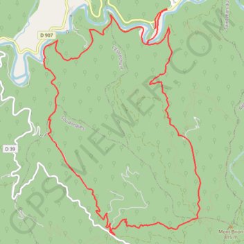 Itinéraire Sentier de la Diligence - Peyrolles, distance, dénivelé, altitude, carte, profil, trace GPS