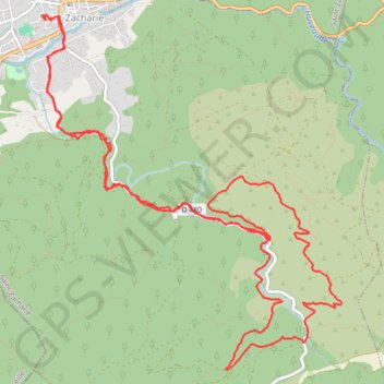 Itinéraire Saint Zacharie Pas de Peyruis, distance, dénivelé, altitude, carte, profil, trace GPS
