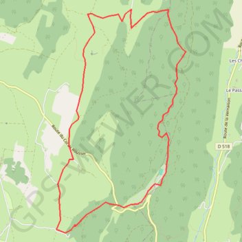 Itinéraire Boucle de Vassieux en Vercors, distance, dénivelé, altitude, carte, profil, trace GPS