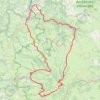Itinéraire AUVERGNE SUD, distance, dénivelé, altitude, carte, profil, trace GPS