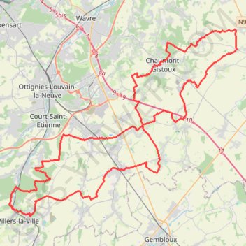 Itinéraire CC24GR lus Longueville, distance, dénivelé, altitude, carte, profil, trace GPS