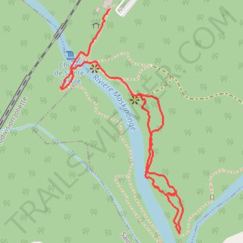 Itinéraire Chutes de Sainte-Ursule, distance, dénivelé, altitude, carte, profil, trace GPS