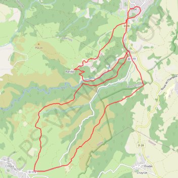 Itinéraire Randonnée à Saint-Saturnin, distance, dénivelé, altitude, carte, profil, trace GPS