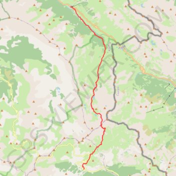 Itinéraire Via Alpina - Larche > Bousiéyas, distance, dénivelé, altitude, carte, profil, trace GPS