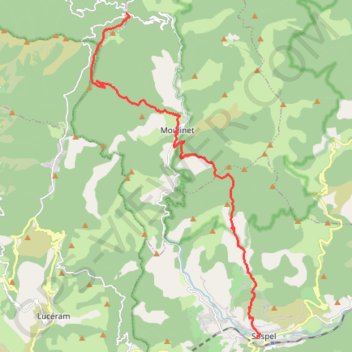 Itinéraire Col de Turini > Sospel (Via Alpina), distance, dénivelé, altitude, carte, profil, trace GPS