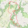 Itinéraire Boucle au départ d'Asprières, distance, dénivelé, altitude, carte, profil, trace GPS