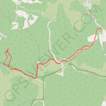 Itinéraire Rocher des Trois Luisants, distance, dénivelé, altitude, carte, profil, trace GPS