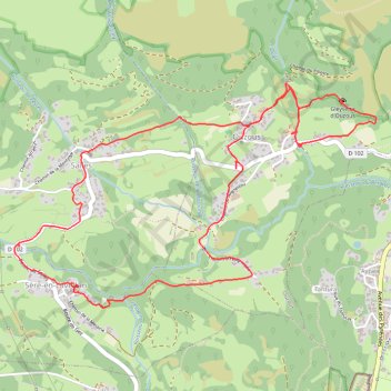 Itinéraire Sentier du patrimoine à Ouzous, distance, dénivelé, altitude, carte, profil, trace GPS