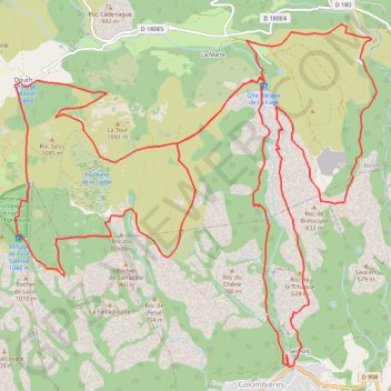Itinéraire 2 jours dans le Caroux, distance, dénivelé, altitude, carte, profil, trace GPS