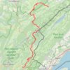 Itinéraire Grande Traversée du Jura (GTJ) - Randonnée de Mouthe (Doubs) à Lajoux (Jura), distance, dénivelé, altitude, carte, profil, trace GPS