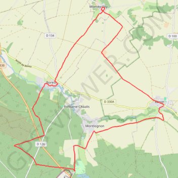 Itinéraire Rando BARON, distance, dénivelé, altitude, carte, profil, trace GPS