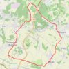 Itinéraire Villeneuve les Bouloc Vacquiers, distance, dénivelé, altitude, carte, profil, trace GPS