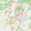 Itinéraire Saussines - Les Capitelles, distance, dénivelé, altitude, carte, profil, trace GPS