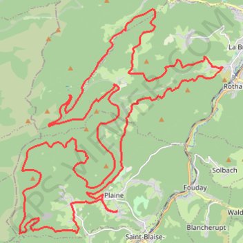 Itinéraire Rando des Brimbelles, distance, dénivelé, altitude, carte, profil, trace GPS