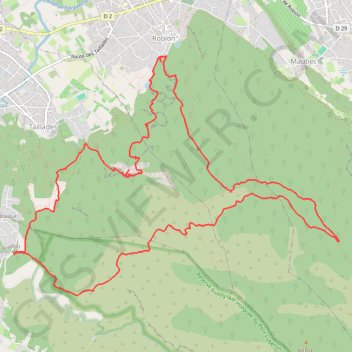 Itinéraire Gorge Badarel par Vidauque, distance, dénivelé, altitude, carte, profil, trace GPS
