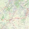 Itinéraire GR 121 - Variante Nivelles - 2024-07-13, distance, dénivelé, altitude, carte, profil, trace GPS