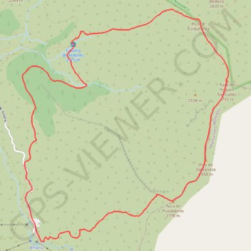Itinéraire Pico Castanesa, distance, dénivelé, altitude, carte, profil, trace GPS