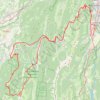 Itinéraire Tour du vercors par royans, distance, dénivelé, altitude, carte, profil, trace GPS