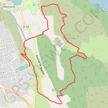 Itinéraire Marche Nordique Saint Mitre, distance, dénivelé, altitude, carte, profil, trace GPS