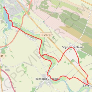 Itinéraire Tour de Bourges - Bourges, distance, dénivelé, altitude, carte, profil, trace GPS