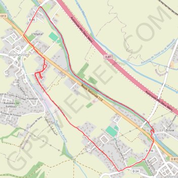 Itinéraire 20230507 Outdoor running, distance, dénivelé, altitude, carte, profil, trace GPS