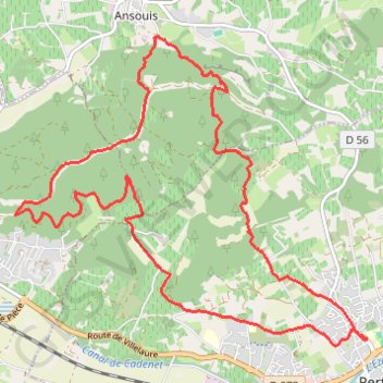 Itinéraire Magic Pâtis - Pertuis, distance, dénivelé, altitude, carte, profil, trace GPS