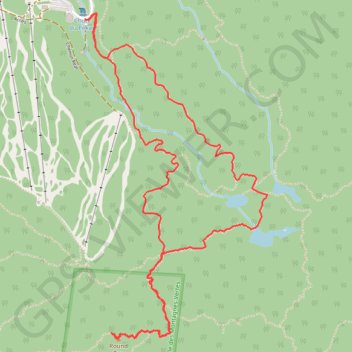 Itinéraire Round Top and Spruce Lake Loop, distance, dénivelé, altitude, carte, profil, trace GPS