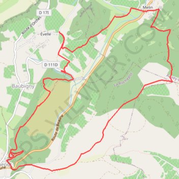 Itinéraire Sentiers Theodor Monod, distance, dénivelé, altitude, carte, profil, trace GPS