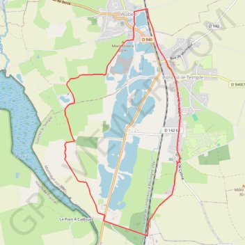 Itinéraire Boucle des Foraines de l'Authie - Conchil-le-Temple, distance, dénivelé, altitude, carte, profil, trace GPS